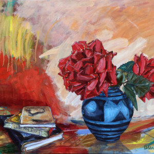 Storyteller - 02 - (80 x 100 cm). (Oil on canvas) Pris: 8.000 DKR.