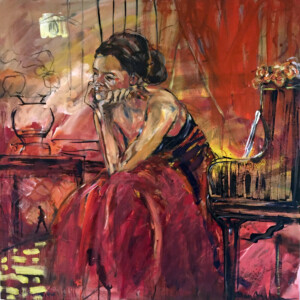 Nocturne
(100 x 100 cm). Pris: 9.000 DKK.