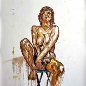 Venus fra Falster.
olie på lærred
(170x100 cm)
Pris: 17.000 DKK