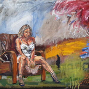 When The Levee Breaks 06 - Across The Univers. (80 x 100 cm). Pris: 8.000 DKK.