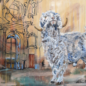 When the Levee Breaks 08
- Rokoko-Goat
(80 x 100 cm). Pris: 8.000 DKRK.