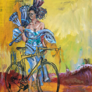 When the Levee Breaks 12
- Rokoko-bike 3
(100 x 80 cm). Pris: 8.000 DKK.