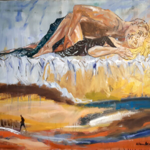 When the Levee Breaks. (80 x 100 cm) Pris: 8.000 DKR.