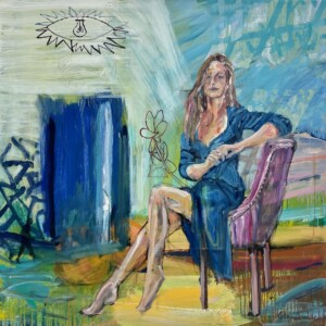 When the Levee Breaks, Hope 03
100 x 100 cm. Oil on Canvas. PRIS: 10.000 DKK
(Foto: Allan Axelsen)