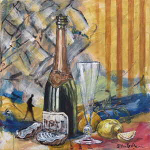 Etude. Glas 02. Olie på lærred. (50 x 50 cm). PRIS: DKK 5.000