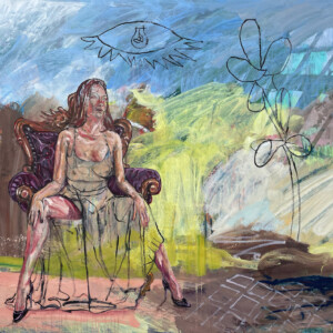 When the Levee Breaks, Hope 01
150 x 200 cm. Oil on Canvas. PRIS: 30.000 DKK
(Foto: Allan Axelsen)